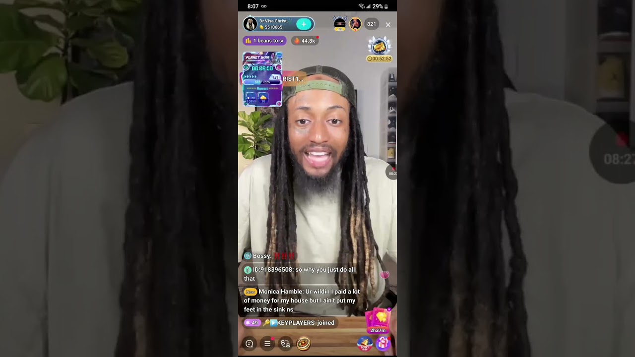 #Bigo #Visa live telling trolls why he washes his feet in his sink
