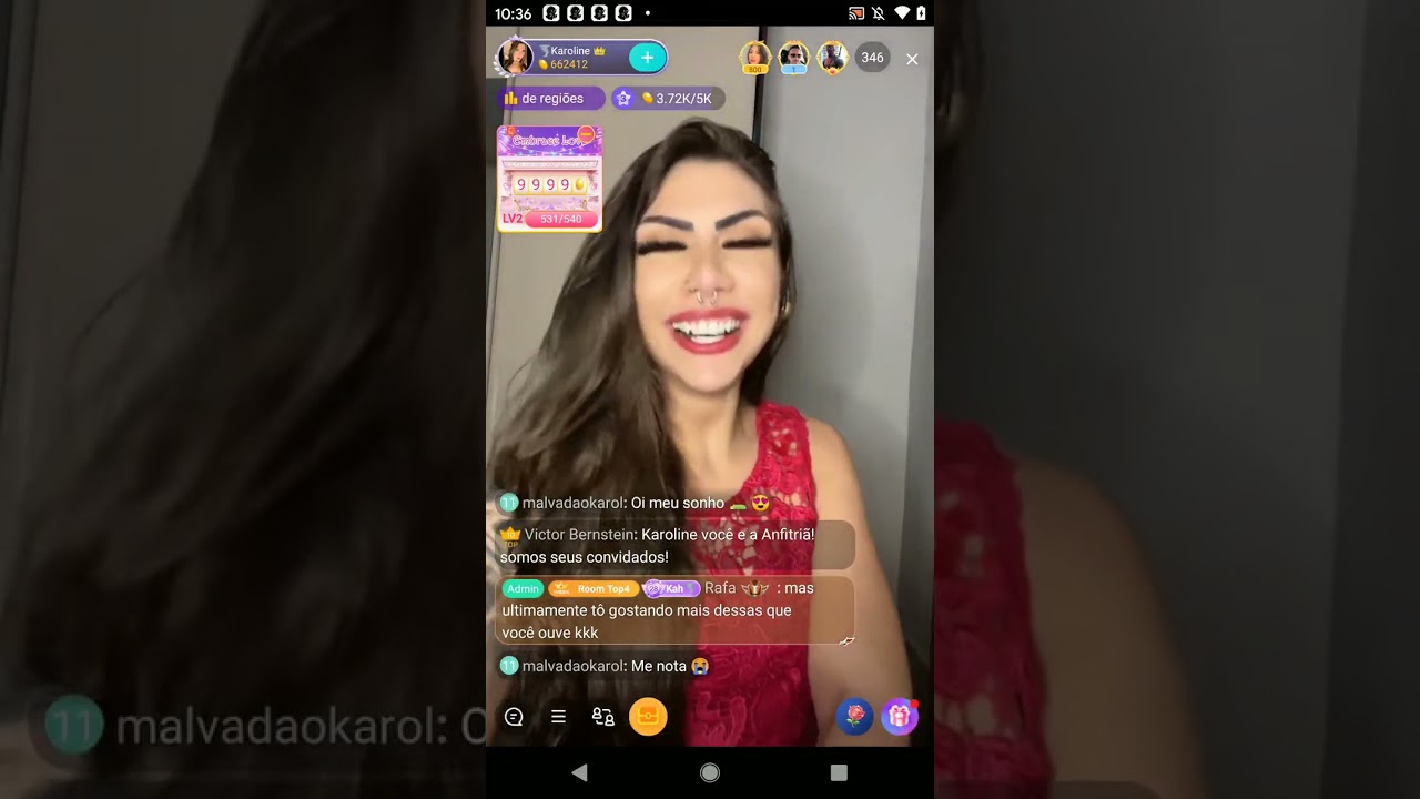 bigo viva gostosa Brasileiro garota