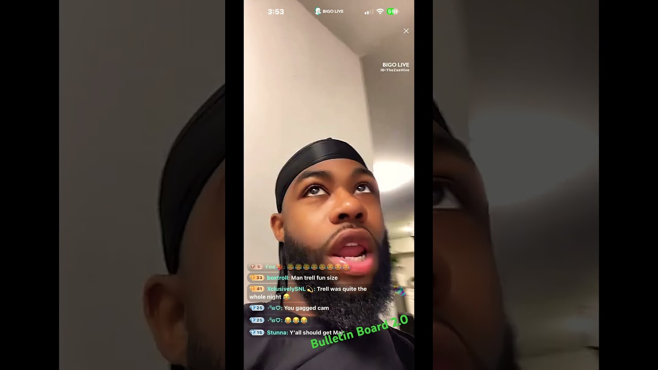 Bigo Zae speaks on his fades with Trell & Unknown