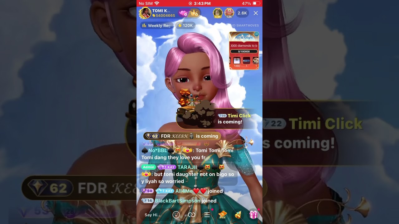 BIGOwars:TomiK VS Liyah #bigo #live #messy #funny #mentalhealth #bigo #bigowars