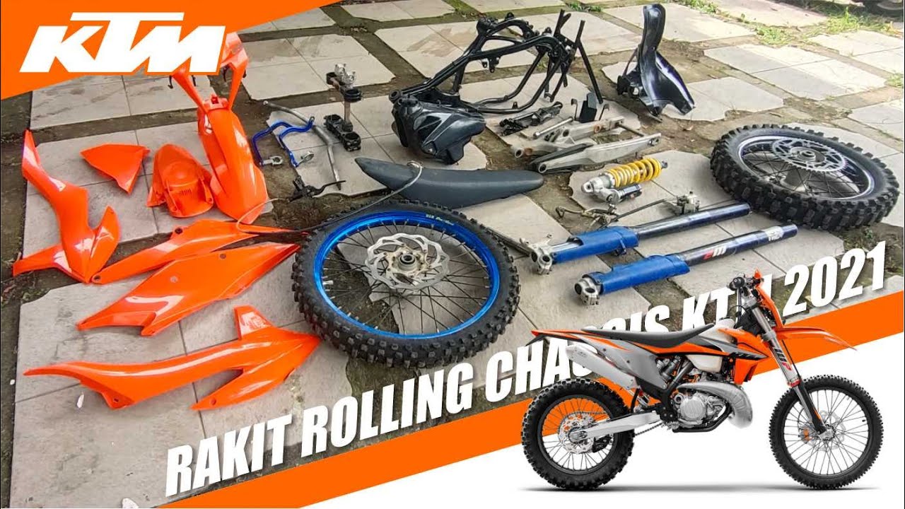 BIKIN ROLLING CHASSIS KTM 300 EXC 2021 BUAT MESIN NINJA BOSQUUU