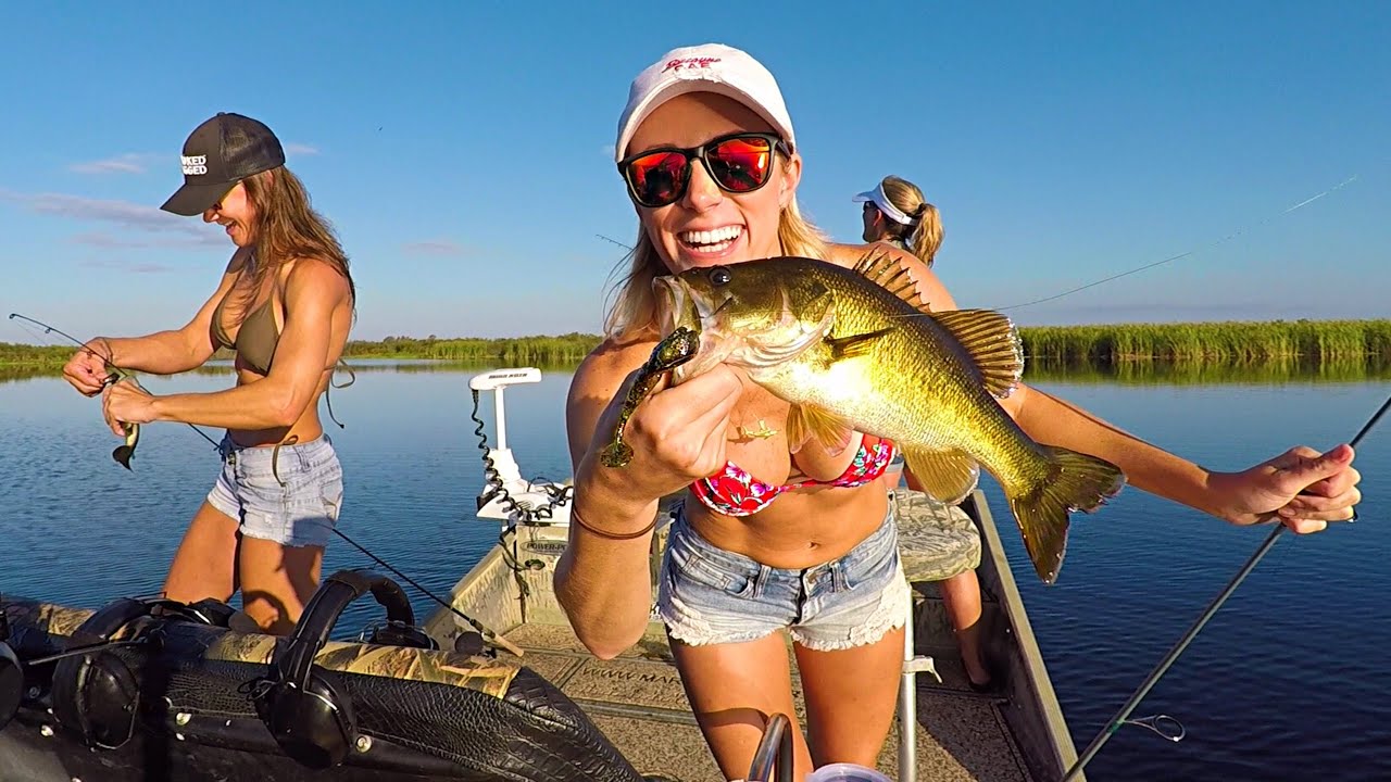 Bikini Bass Fishing Calendar shoot - Part 1