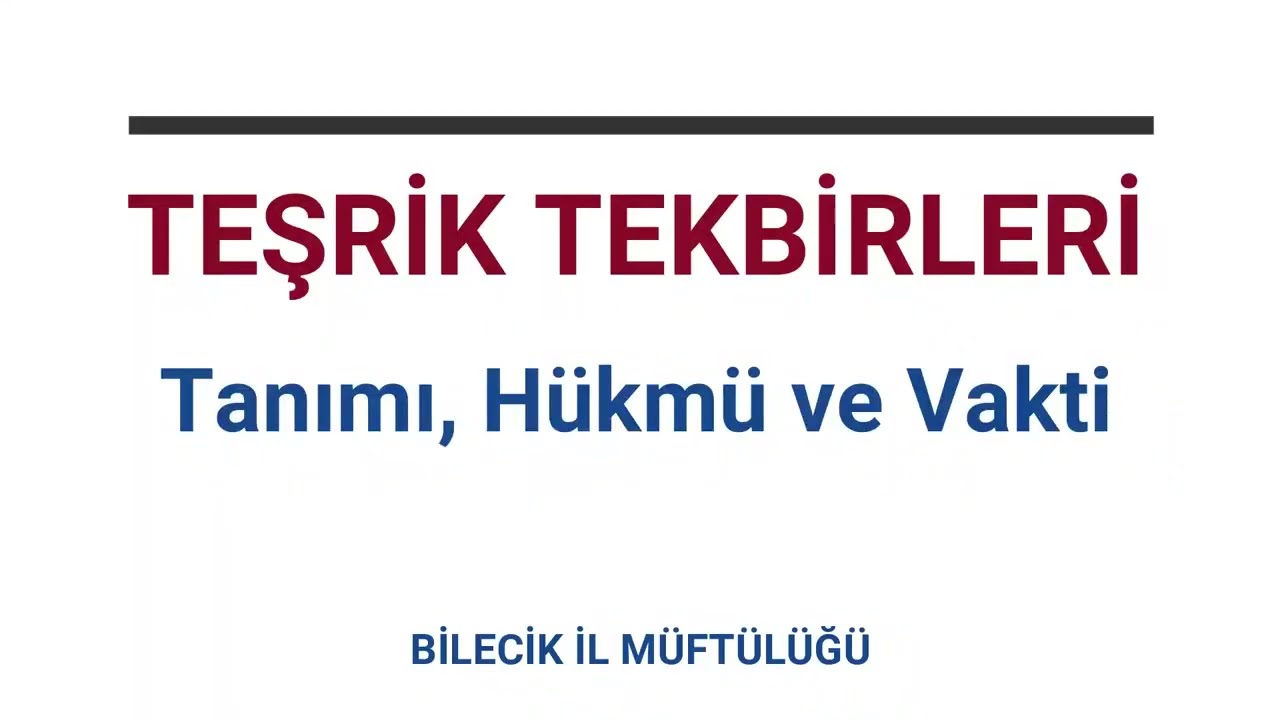 Bilecik'te Bayramı Namazı Kaçta Kılınacak