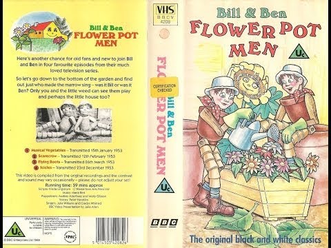 Bill and Ben Flower Pot Men (1989, UK VHS)