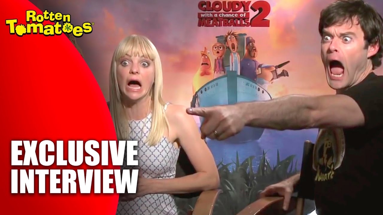 BIll Hader & Anna Faris - Exclusive 'Cloudy with a Chance of Meatballs 2' (2013)