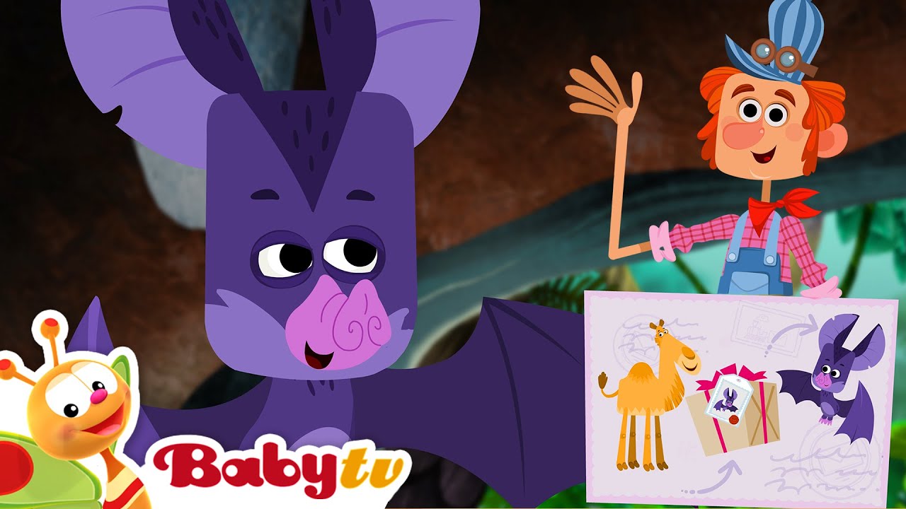 Billy de vleermuis krijgt een pakket! 🦇 📦 | De Post trein @BabyTVNL