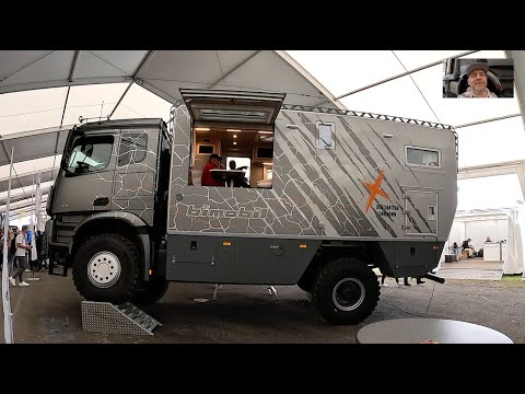 Bimobil EX 540 RV expedition vehicle 4x4 motorhome Camper EX540 MB Arocs walkaround + interior V1853
