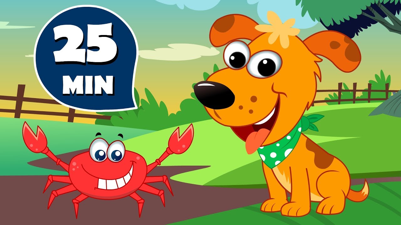 Bingo The Dog and Theo The Crab - Nursery Rhymes I Songs for Children I Kids Videos