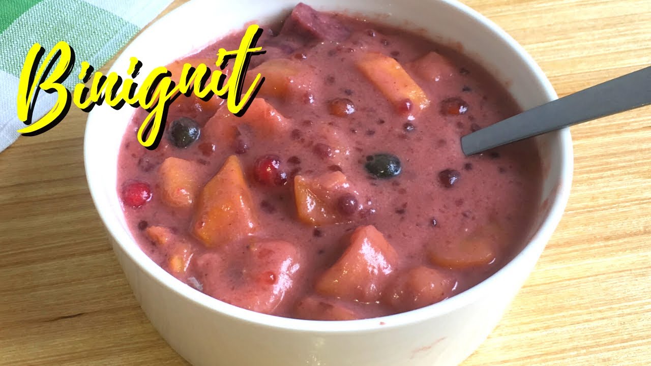 BINIGNIT BISAYA | Simpleng Binignit na Napakasarap! | Filipino Merienda