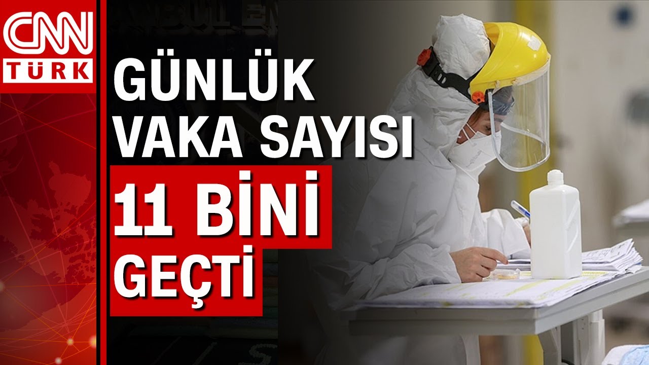 Bir günde 60 can kaybı, 11 bin 94 yeni vaka tespit edildi