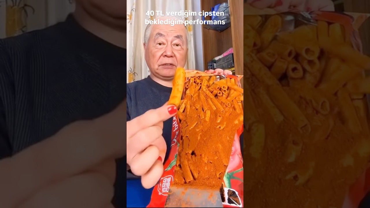 Birazcık baharatlı cips yiyen adama gelen yorumlar