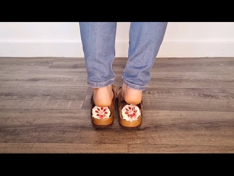 Birkenstocks fun | Food crushing & ASMR