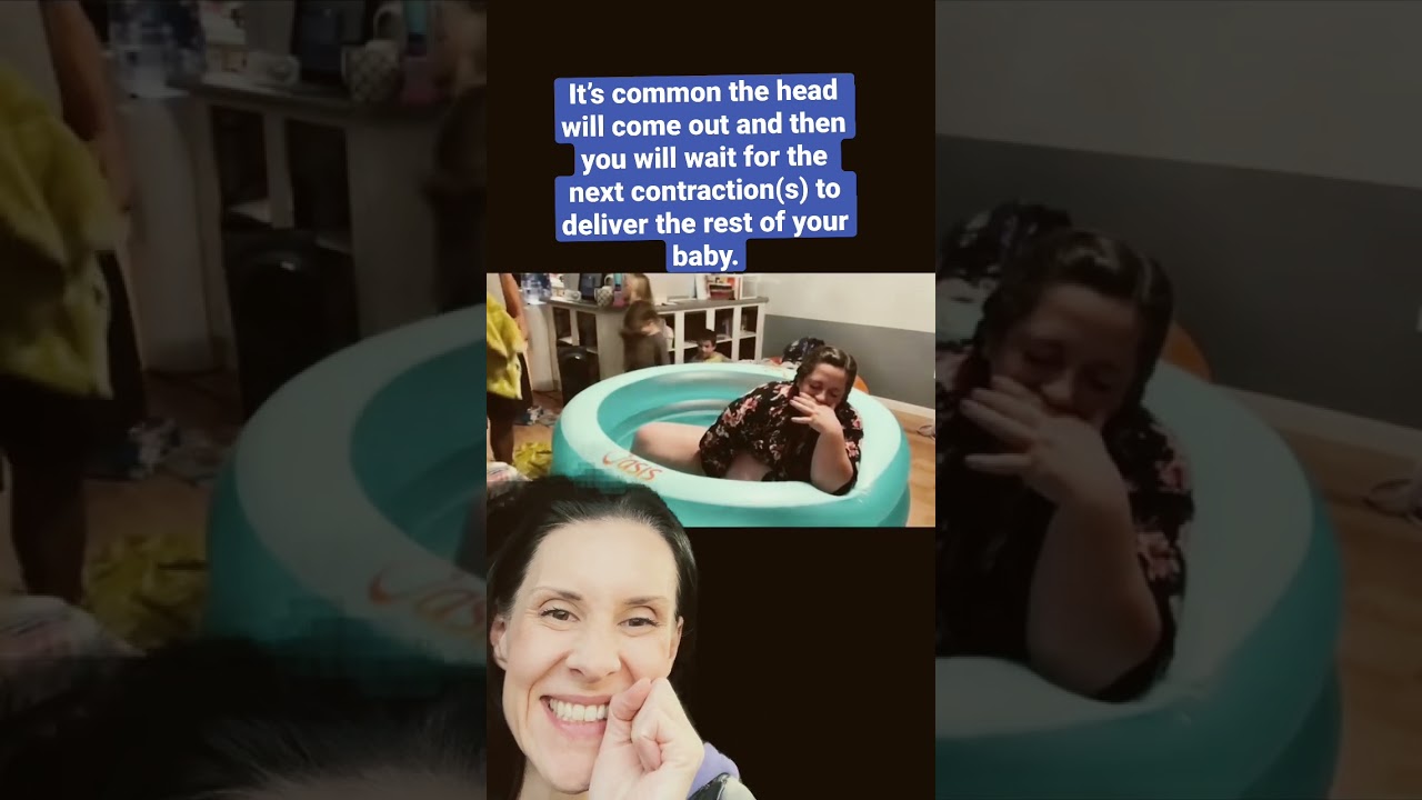 🤯Birth can look like THIS (CALM PEACEFUL WATERBIRTH)🙏❤️ #birth #shorts
