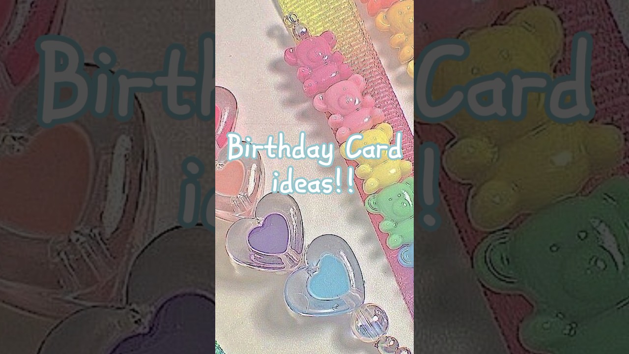 Birthday Card Ideas!🎂🎀  #shorts #aesthetic