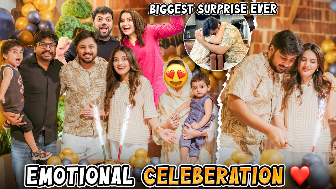 BIRTHDAY CELEBRATION GONE WRONG 😭 | Emotional Surprise For Areeb 🥺♥️