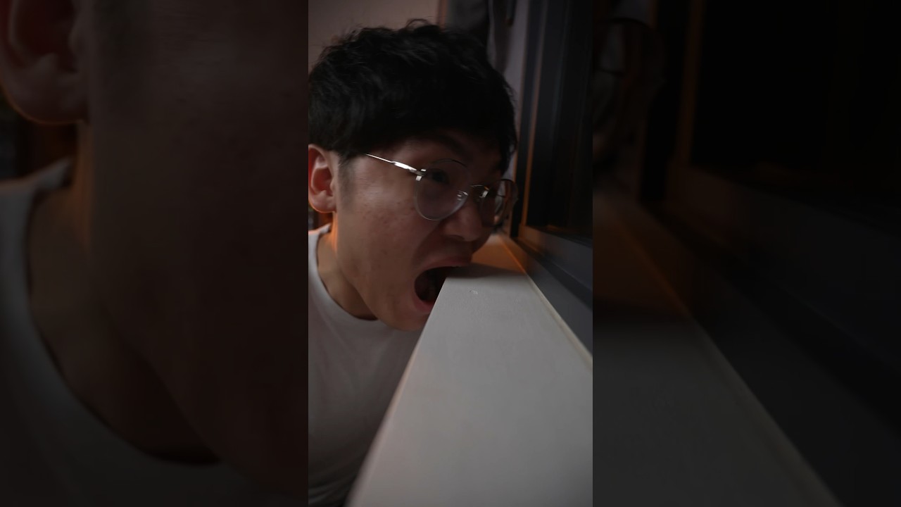 biting the curb in 4k 💀 #asmr