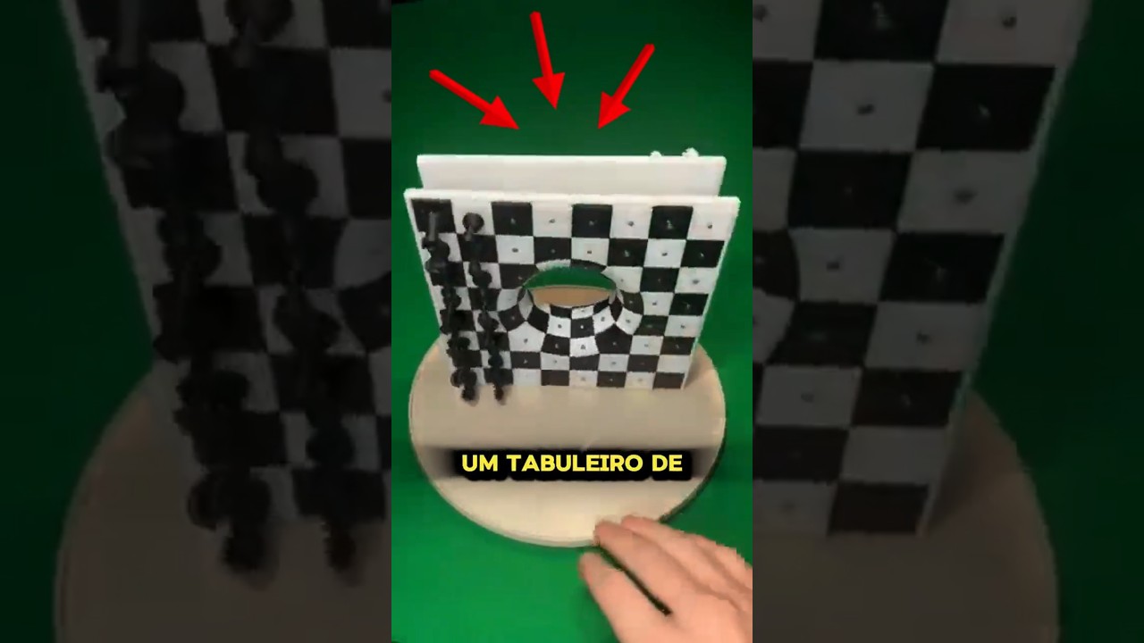 BIZARRE CHESS BOARD!! #shorts #amazing #curious #viral #chess