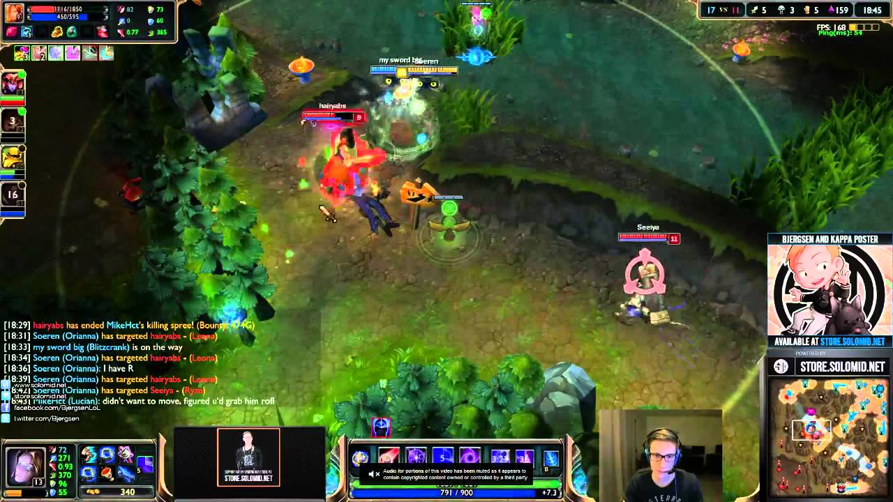 Bjergsen's Orianna Quadrakill