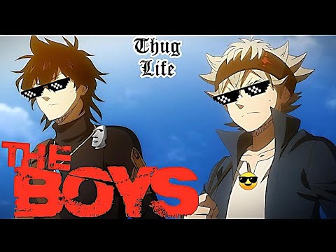 BLACK CLOVER thug life moment ASTA funny moments yuno sigma moment #asta #theboysmeme #viral #trend