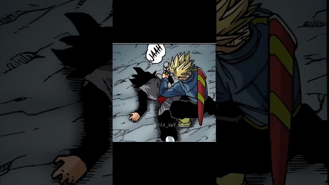black con esa pose es genial 🗿 #anime #gokublack #dbsmanga
