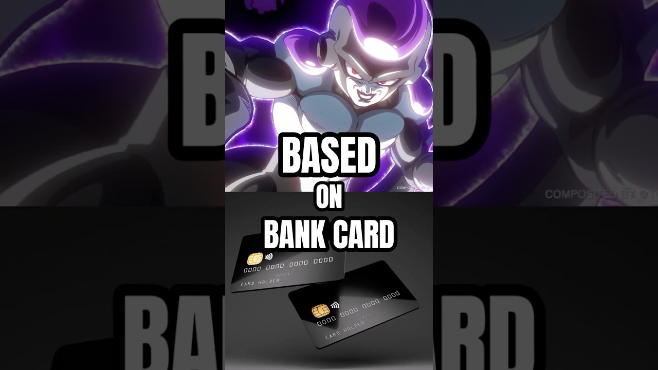 Black Frieza is based on a bank card? 💳😱