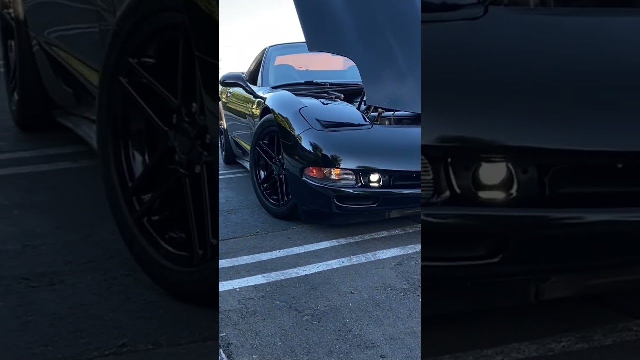 Black on Black C5 Corvette