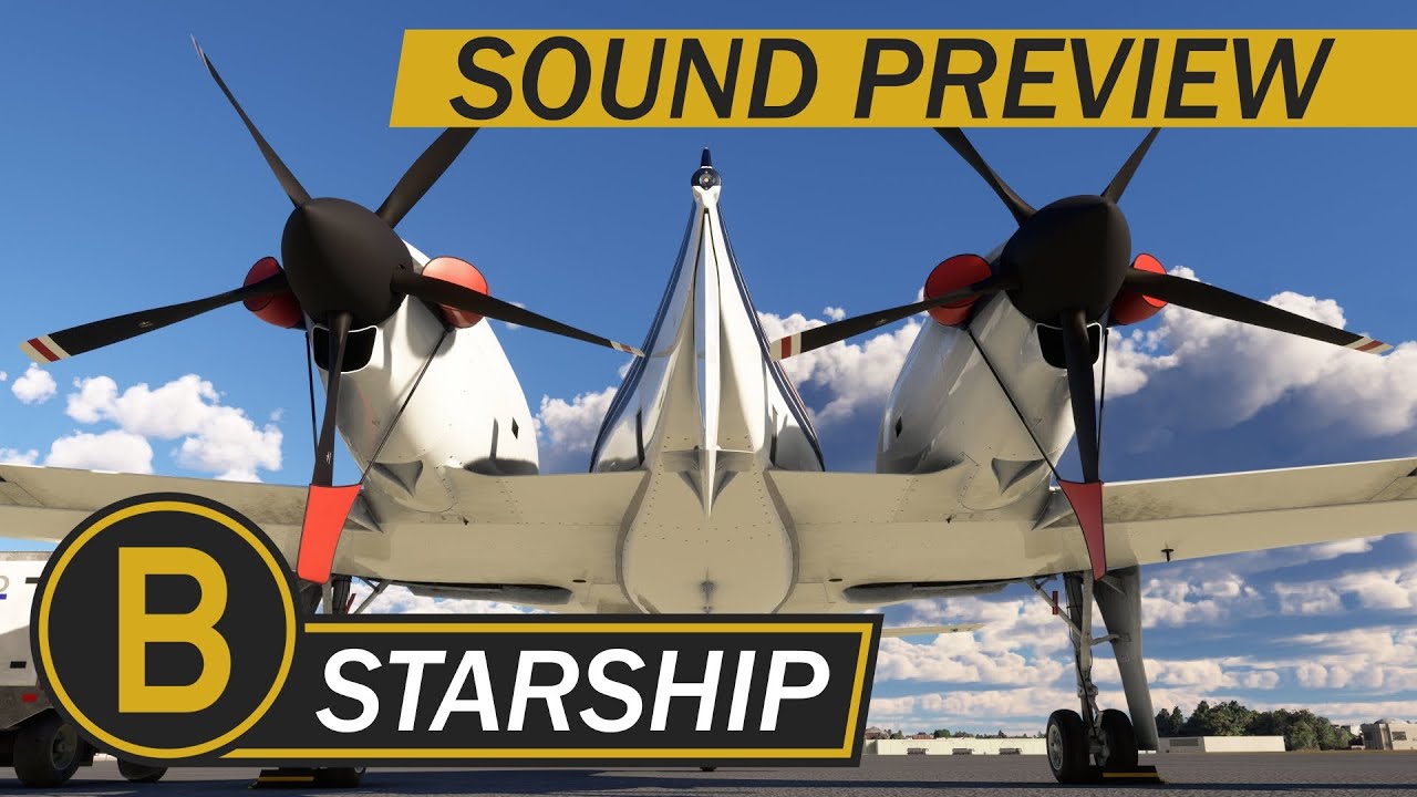 Black Square Starship MSFS - Sound Preview - Just Flight