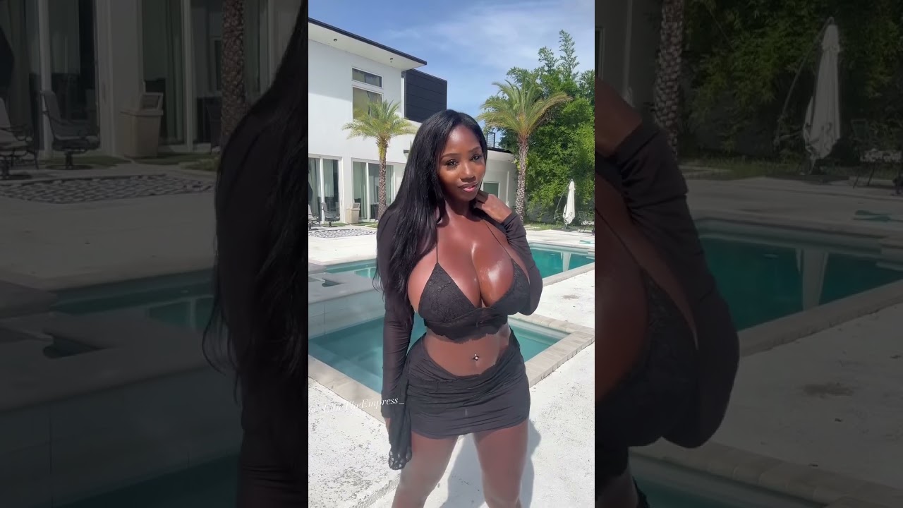 Black swimsuit try on haul with Ellie The Empress 👙🖤