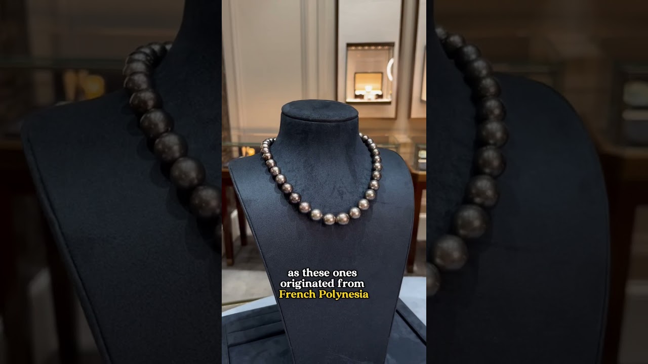 Black Tahitian Pearl Necklace