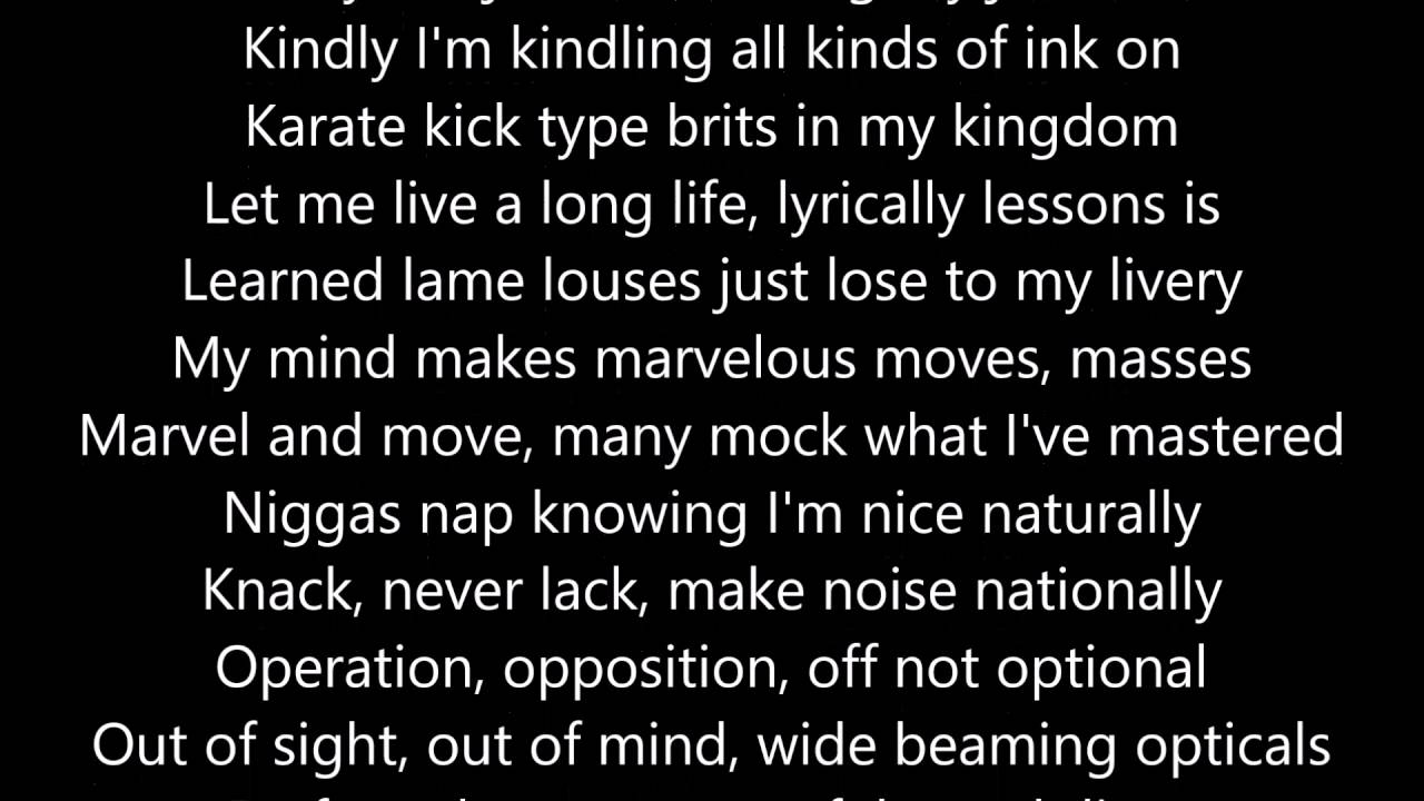 Blackalicious- Alphabet Aerobics Lyrics