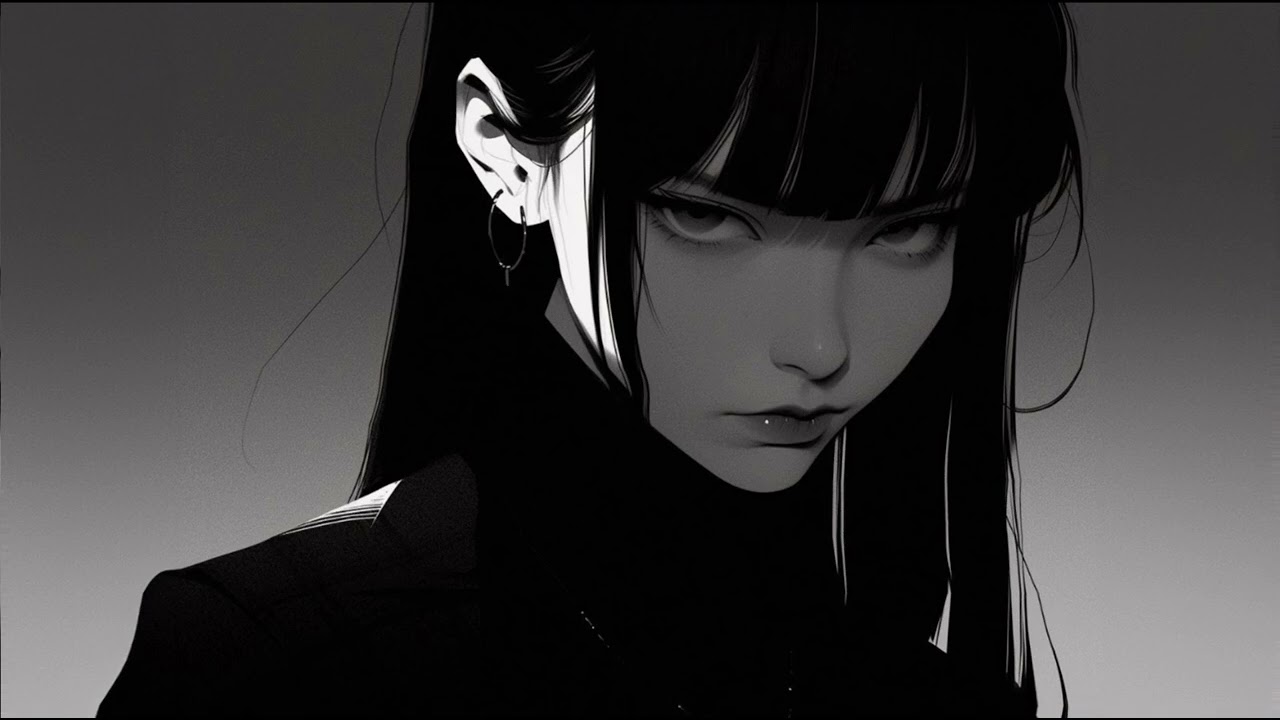 Blackout anime girl wallpaper 4k