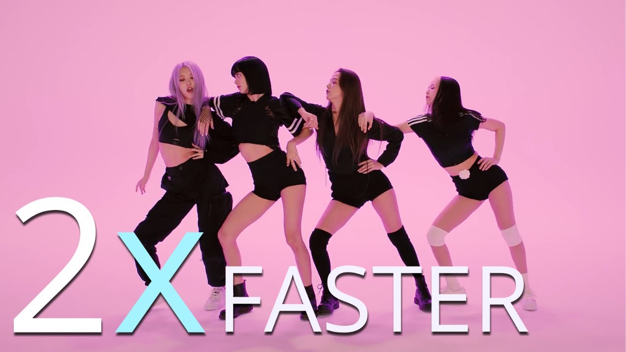 BLACKPINK - How You Like That DANCE [MIRRORED & 2x FASTER]