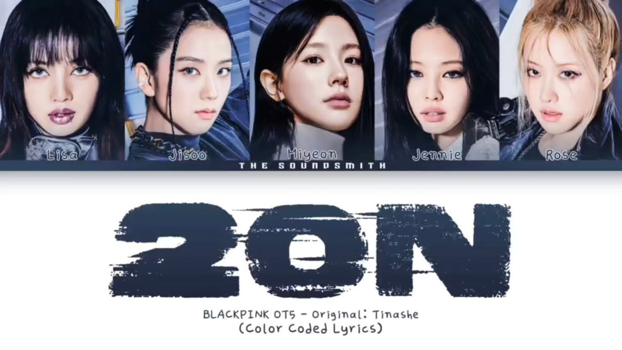 BLACKPINK & MIYEON AI Collab - 2 ON (Color Coded Lyrics)