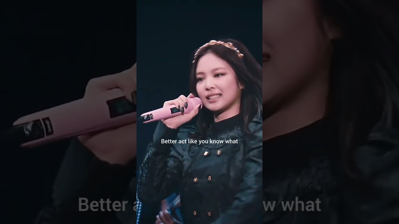 Blackpink - Really Jenlisa rap part lyrics in JV  #jennie #lisa #lyricswithme
