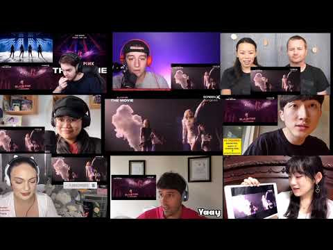BLACKPINK 5th ANNIVERSARY (4+1) THE MOVIE MAIN TRAILER | REACTION BLACKPINK MASHUP