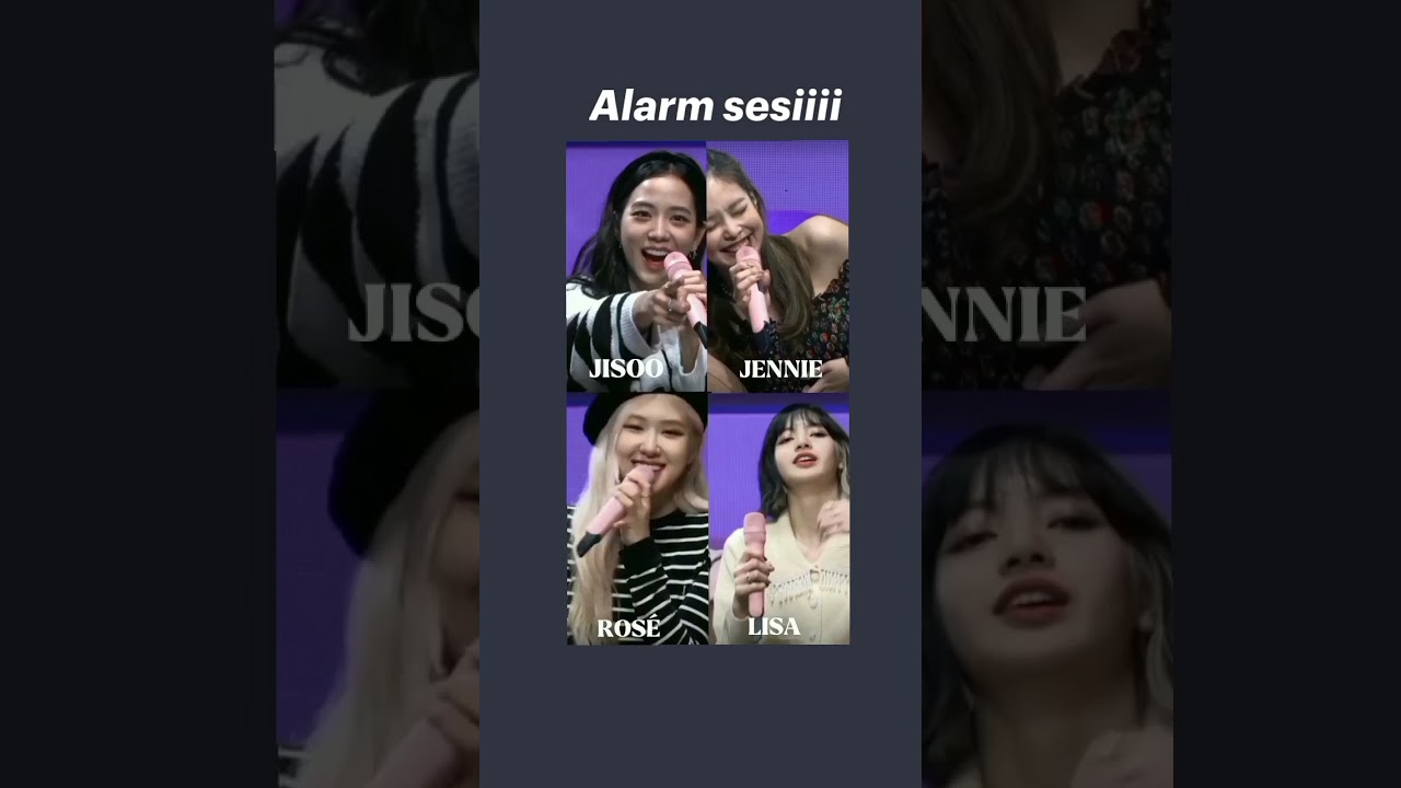Blackpink alarm sesi💕💕#btw #blink #jisoo #lisa #jennie # itzy