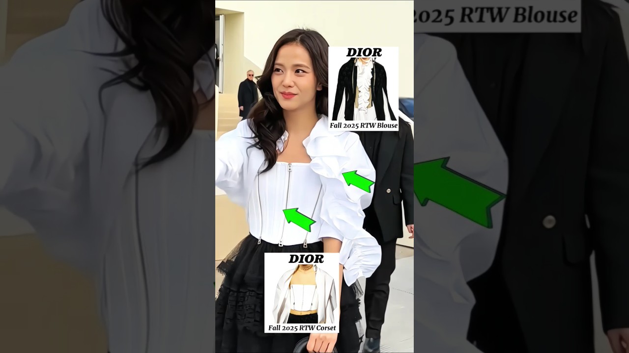 BLACKPINK JISOO Fashion For Dior Fall 2025 #jisoo #dior #fashionstyle #kpopfashion #2025