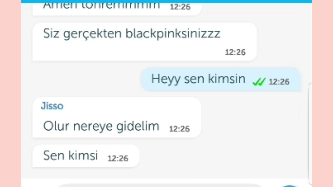 blackpink yazışma (sEvİmLi BliNk)