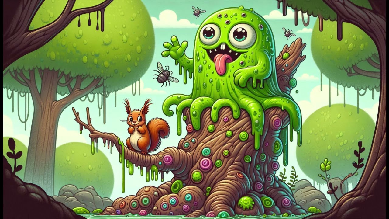 Bland Monster och Troll - Slemmigt monster