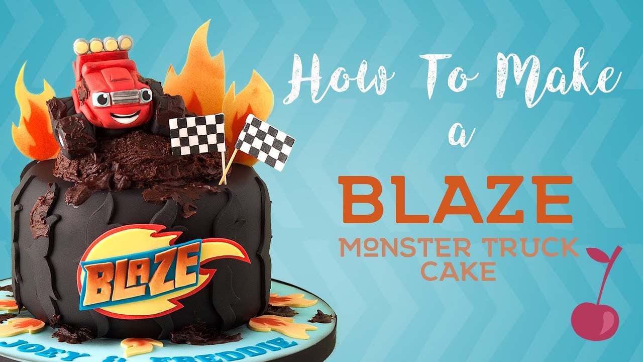 Blaze and the Monster Machines Cake Tutorial | How To | Cherry School