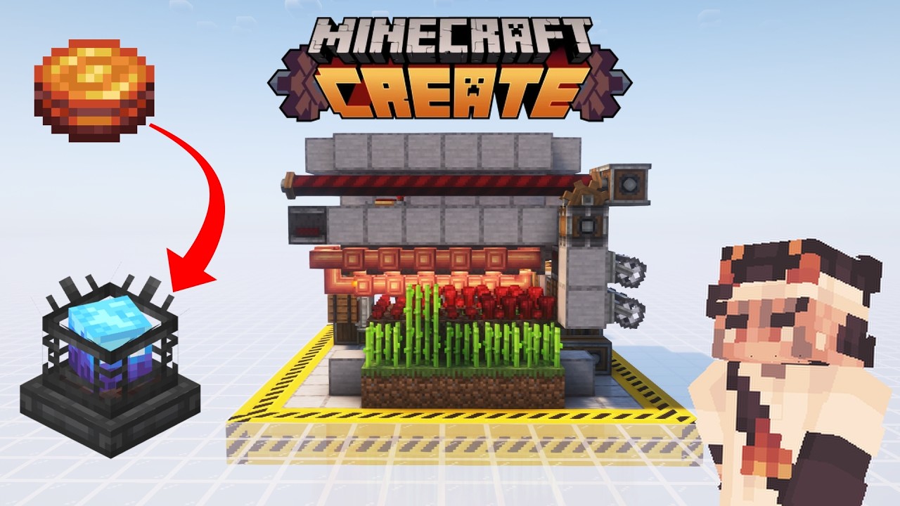 BLAZE CAKE Farm!! | Create Mod Block-by-Block TUTORIAL