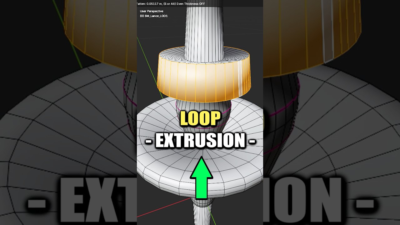 Blender: Face-Loop EXTRUDE