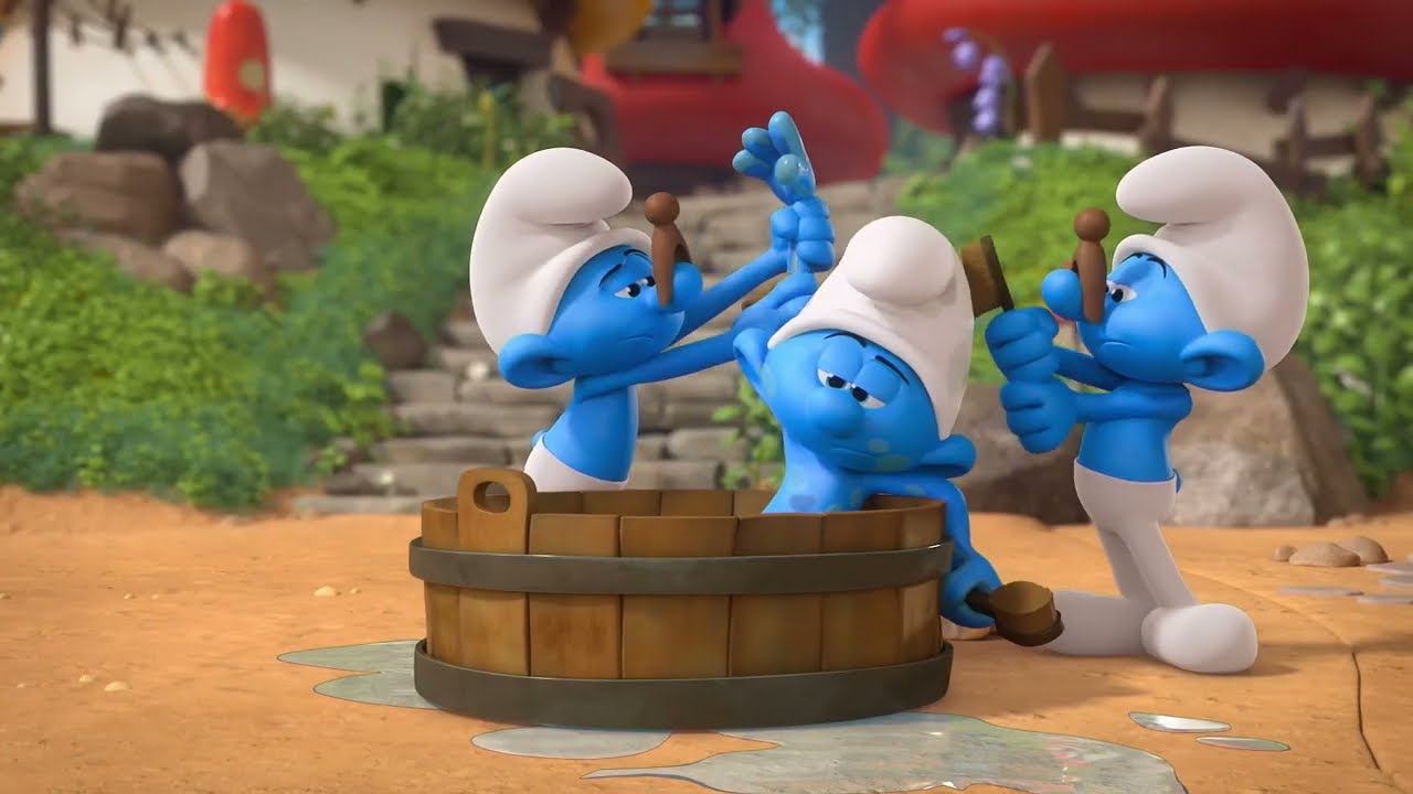 Blijf schoon! • De Smurfen 3D • Stripverhalen voor kinderen