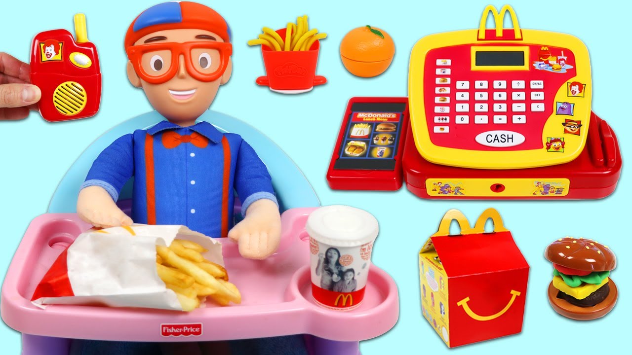 Blippi Goes On Lunch Break To McDonald's!