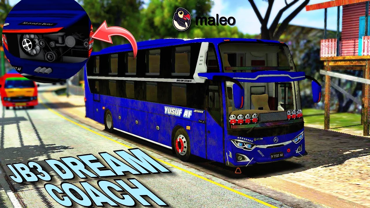 BLISSFUL JOURNEY WITH JB3 DREAM COACH BUS  | BUSSID #bussidmods #jb3shd #drivingsimulator
