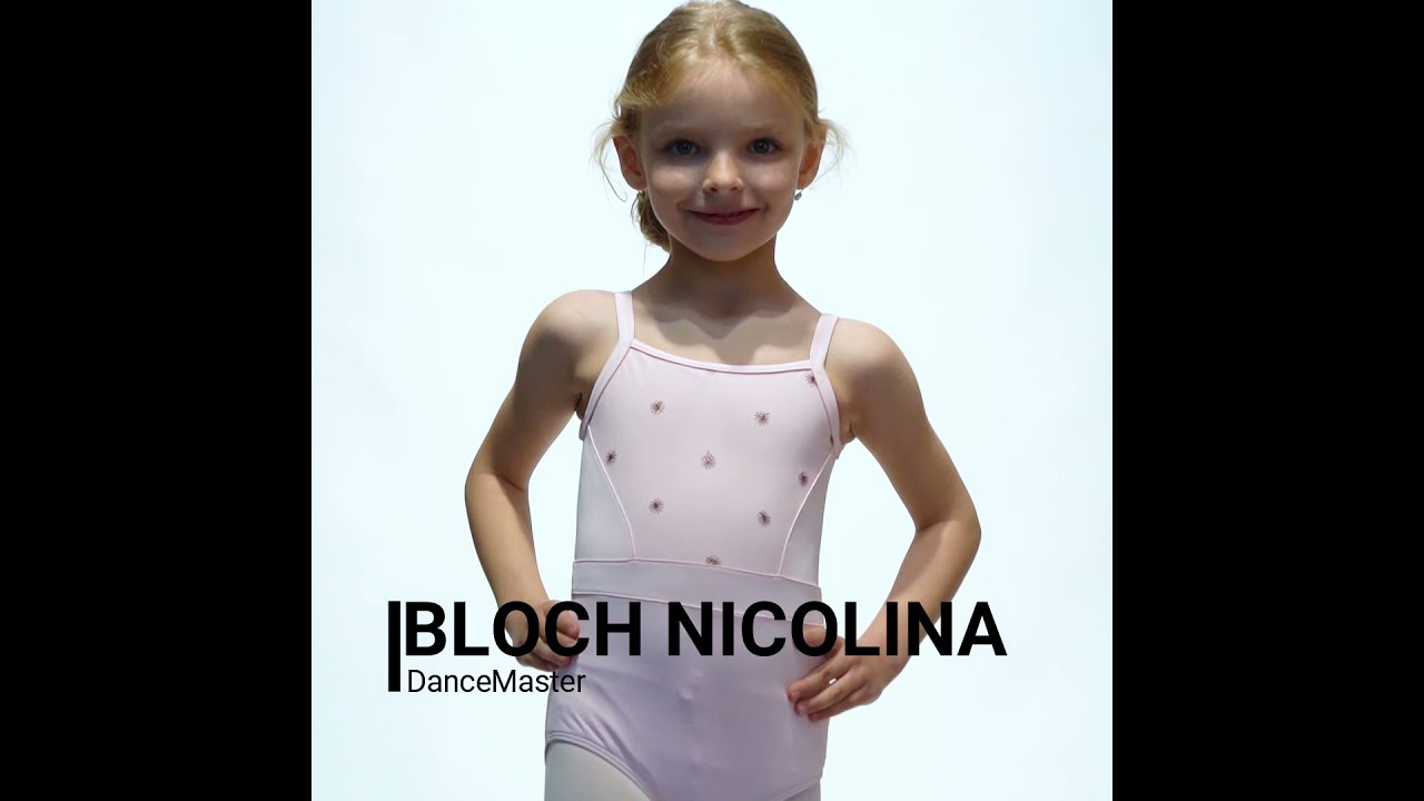 Bloch Nicolina, leotard with thin straps