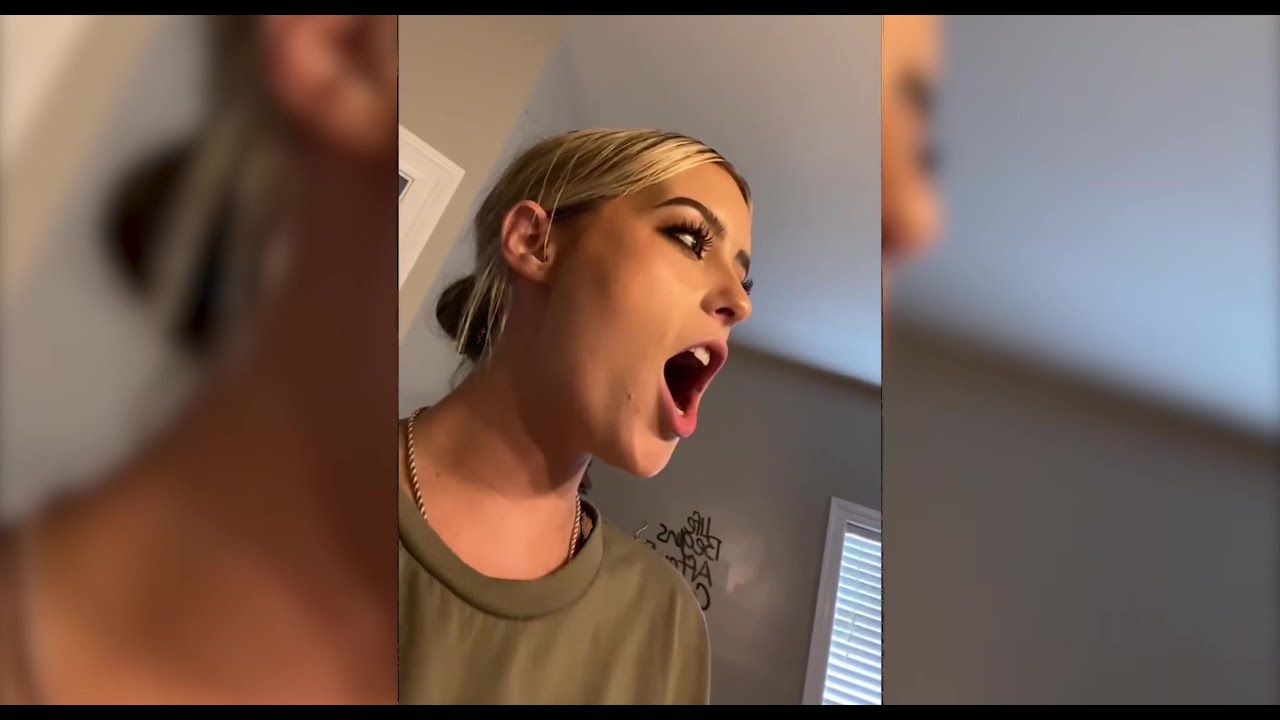 Blonde Girl Burp Compilation