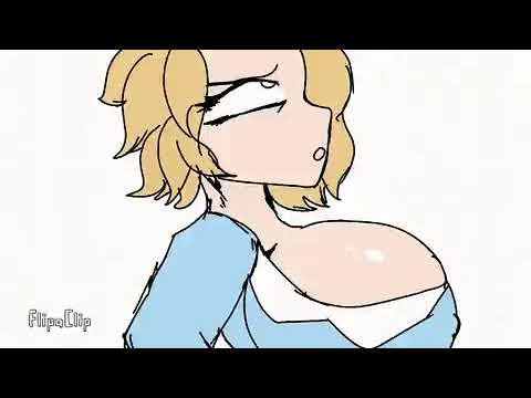 Blonde Girl Farting and Pooping animation
