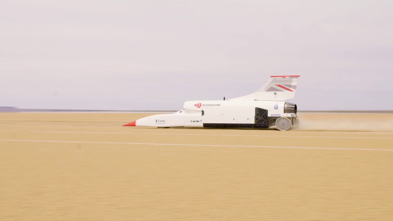 Bloodhound LSR smashes the 450mph target with a 461mph top speed