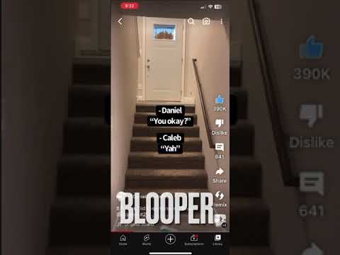 Blooper x Video Running 🏃‍♀️ down the stairs